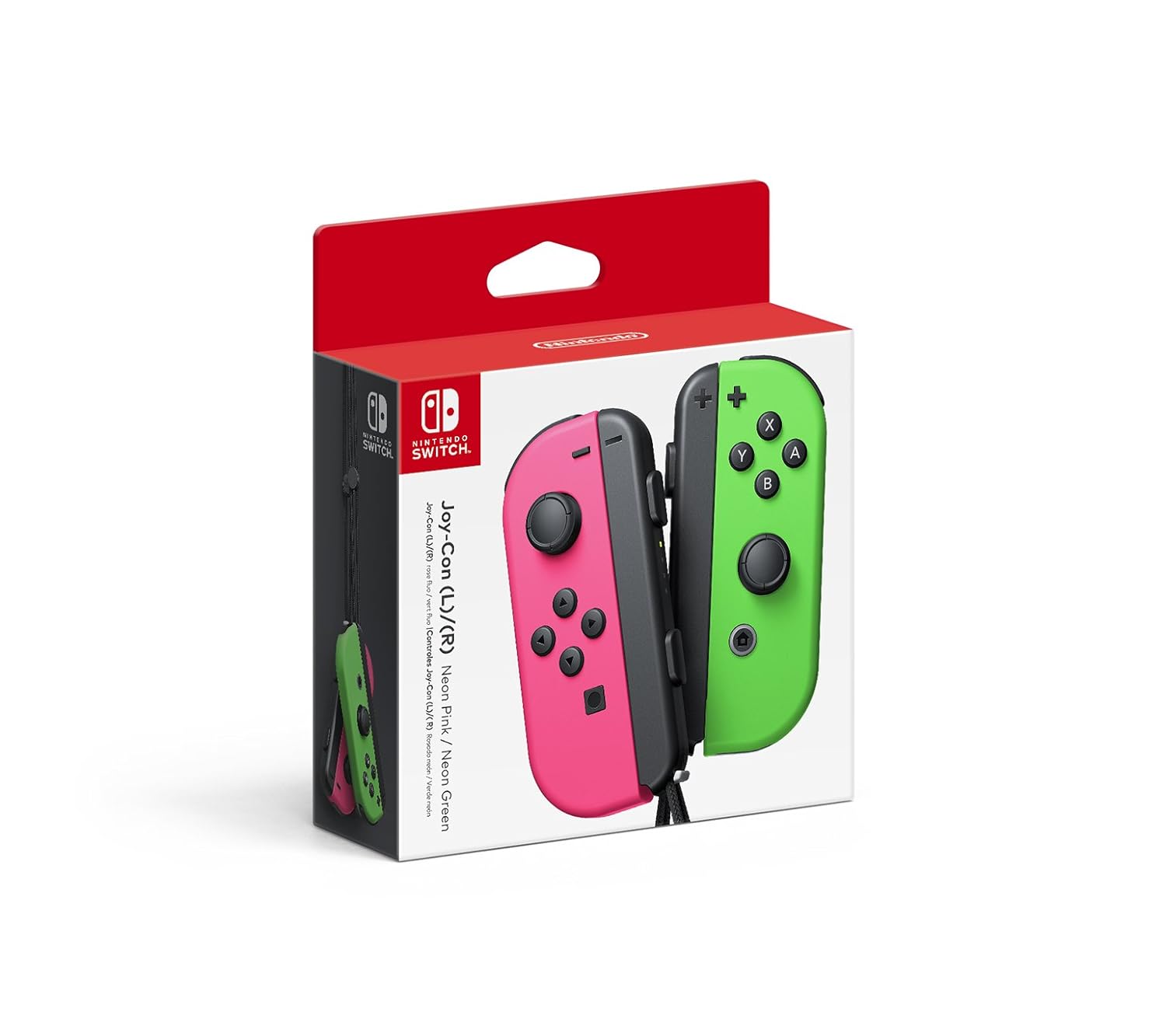Nintendo Switch Joy-Con Neon Rosado/Neon Verde