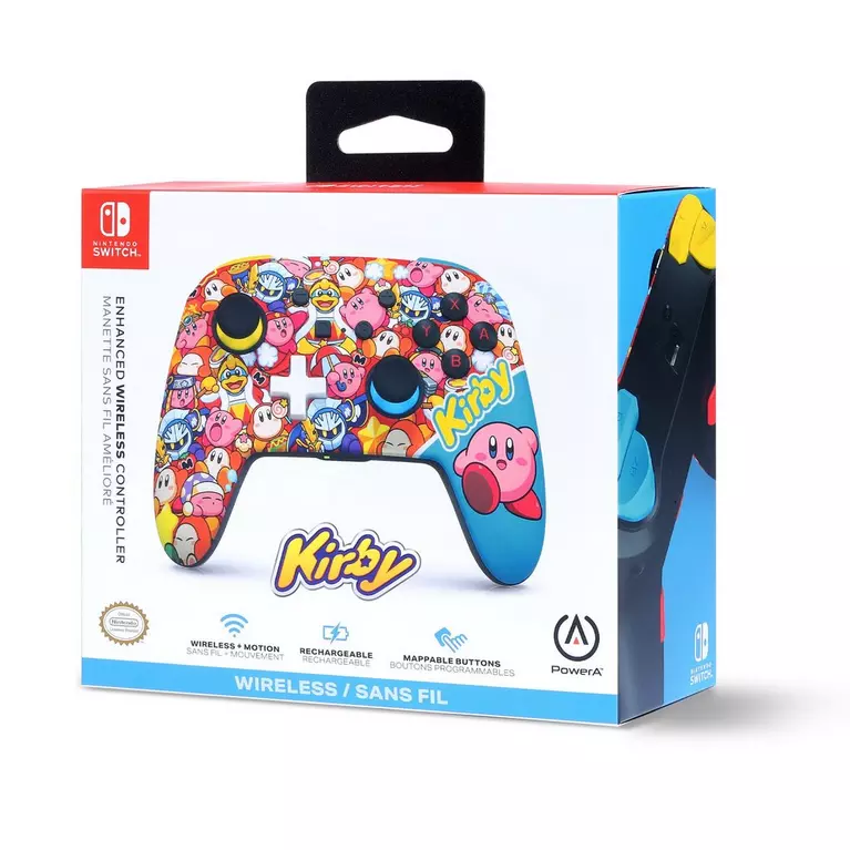 Enhanced Wireless Controller for Nintendo Switch - World of Kirby
