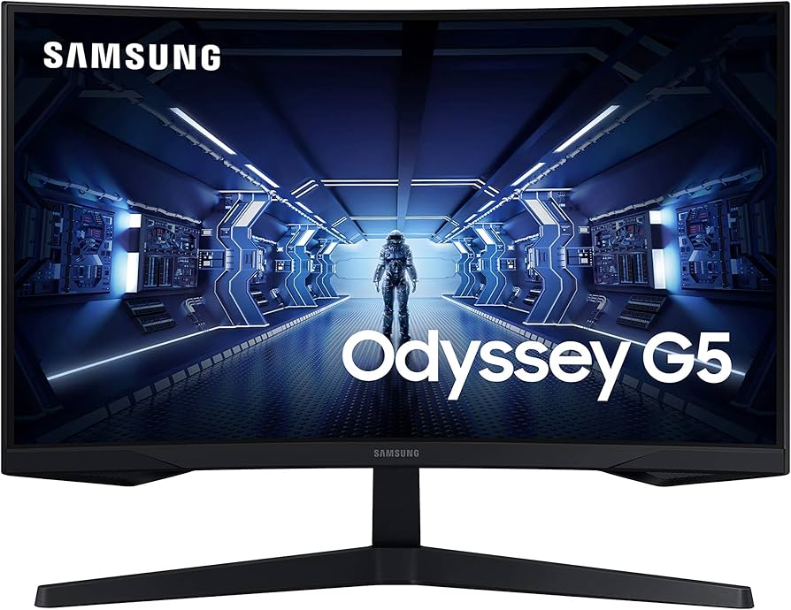 Samsung - Monitor gamer curvo Odyssey G55C QHD VA